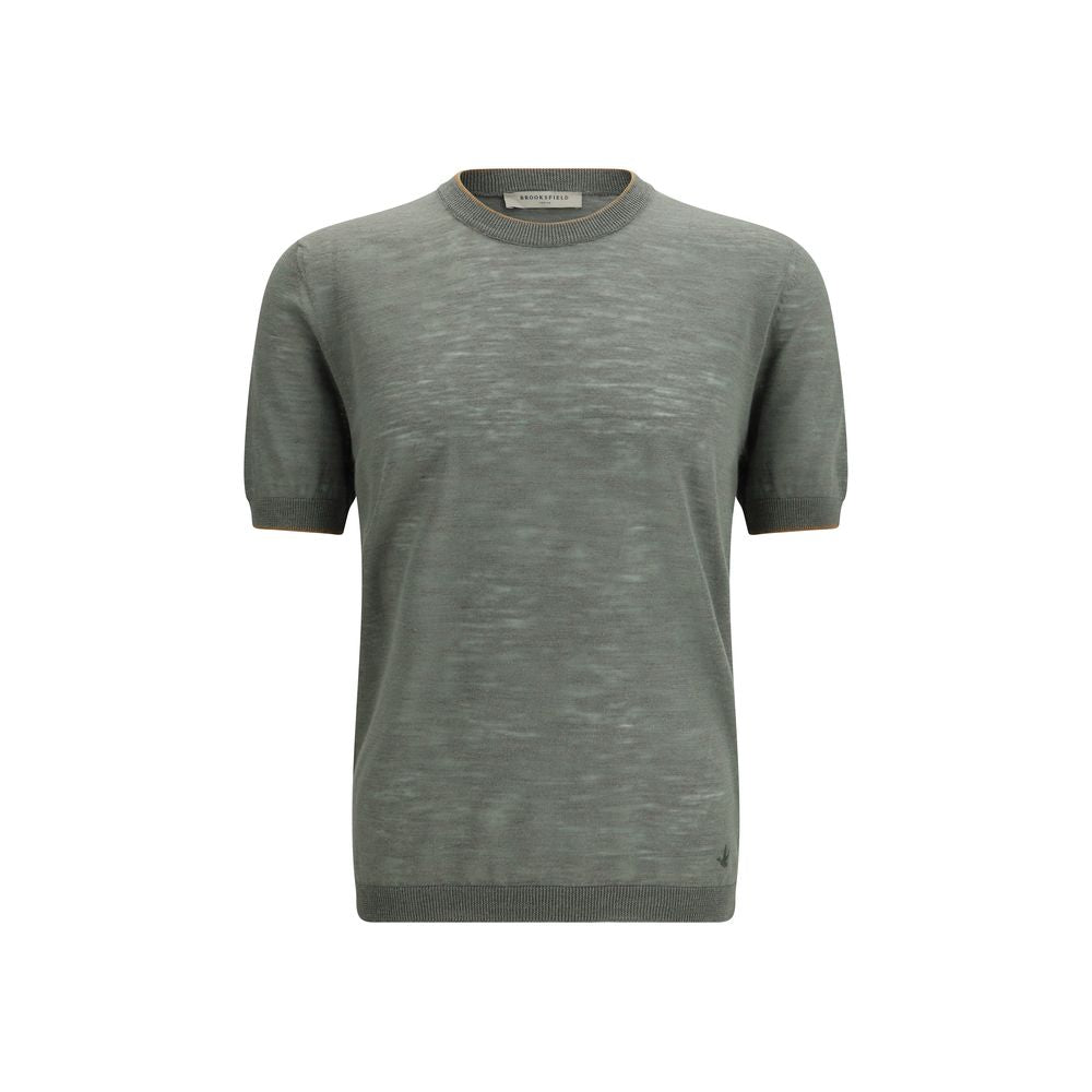 Brooksfield Bicolor Linen T-Shirt | Regal Royce