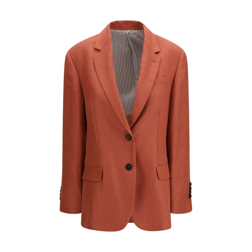 Brunello Cucinelli Multicolor Linen Blazer | Regal Royce