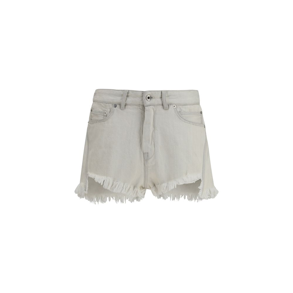Rick Owens Beige Cotton Bermuda Shorts | Regal Royce