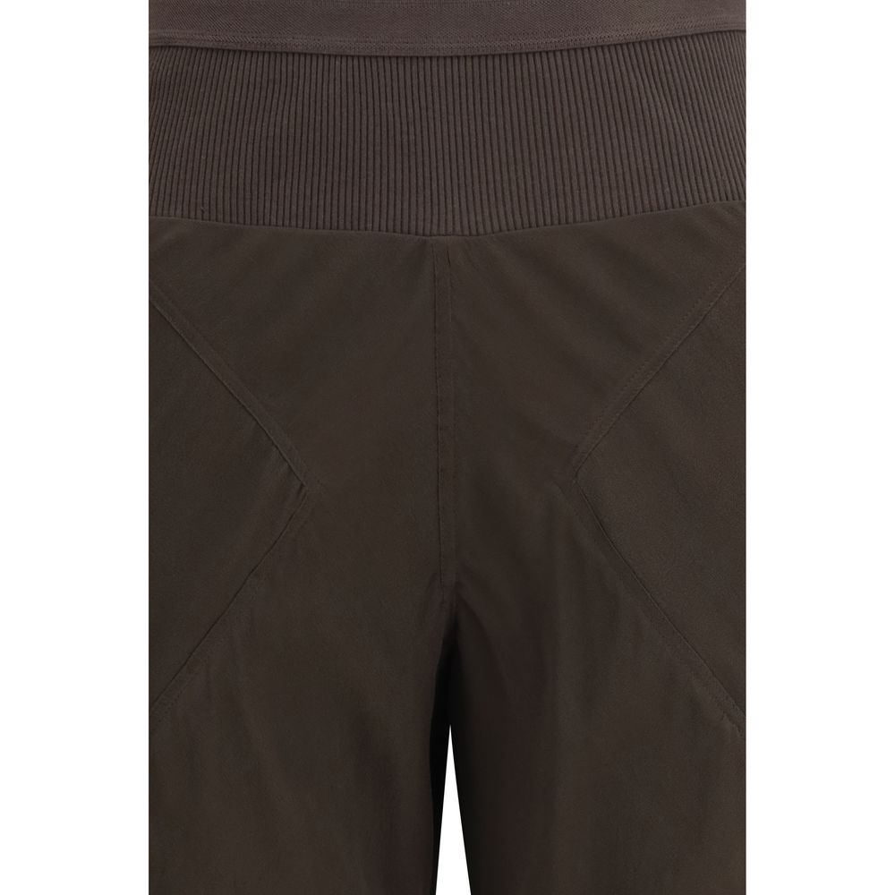 Rick Owens Brown Silk Casual Pants | Regal Royce