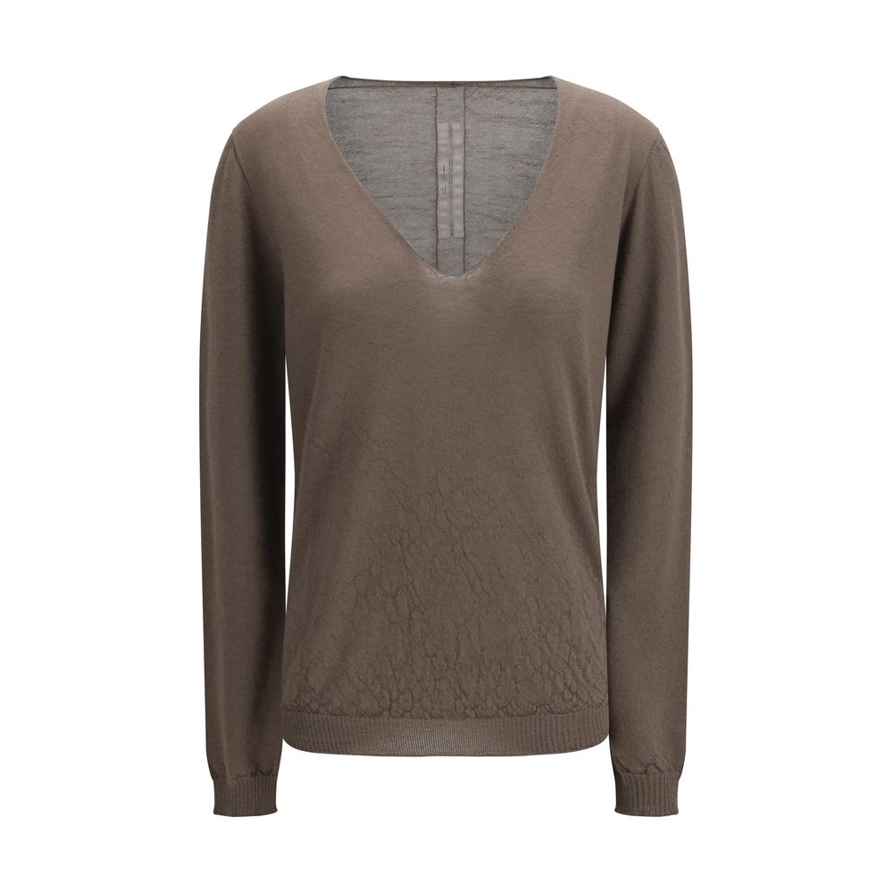 Rick Owens Gray Wool Oves Aries Sweatshirt | Regal Royce