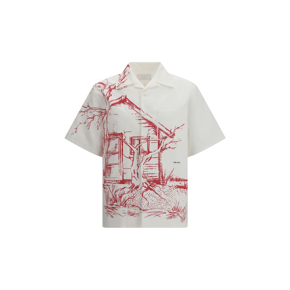 Prada White Cotton Shirt | Regal Royce