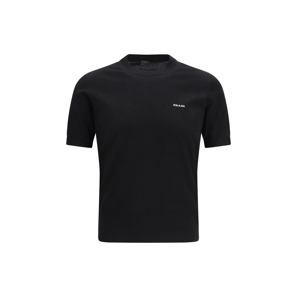Prada Black Cotton T-Shirt | Regal Royce