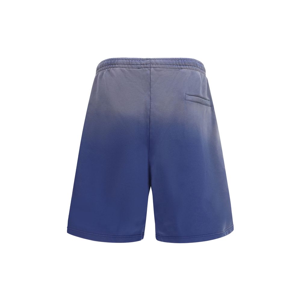 Moschino Blue Cotton Bermuda Shorts | Regal Royce