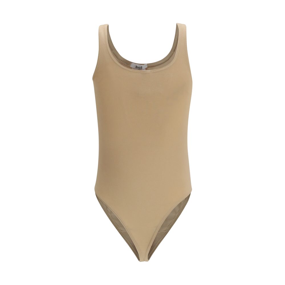 Wolford Beige Cotton Bodysuit | Regal Royce