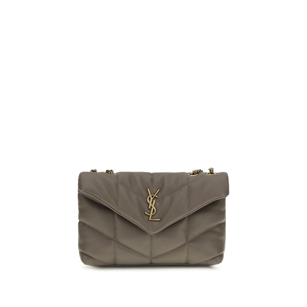 Saint Laurent Gray Lamb Ovis Aries Aries Shoulder Bag | Regal Royce