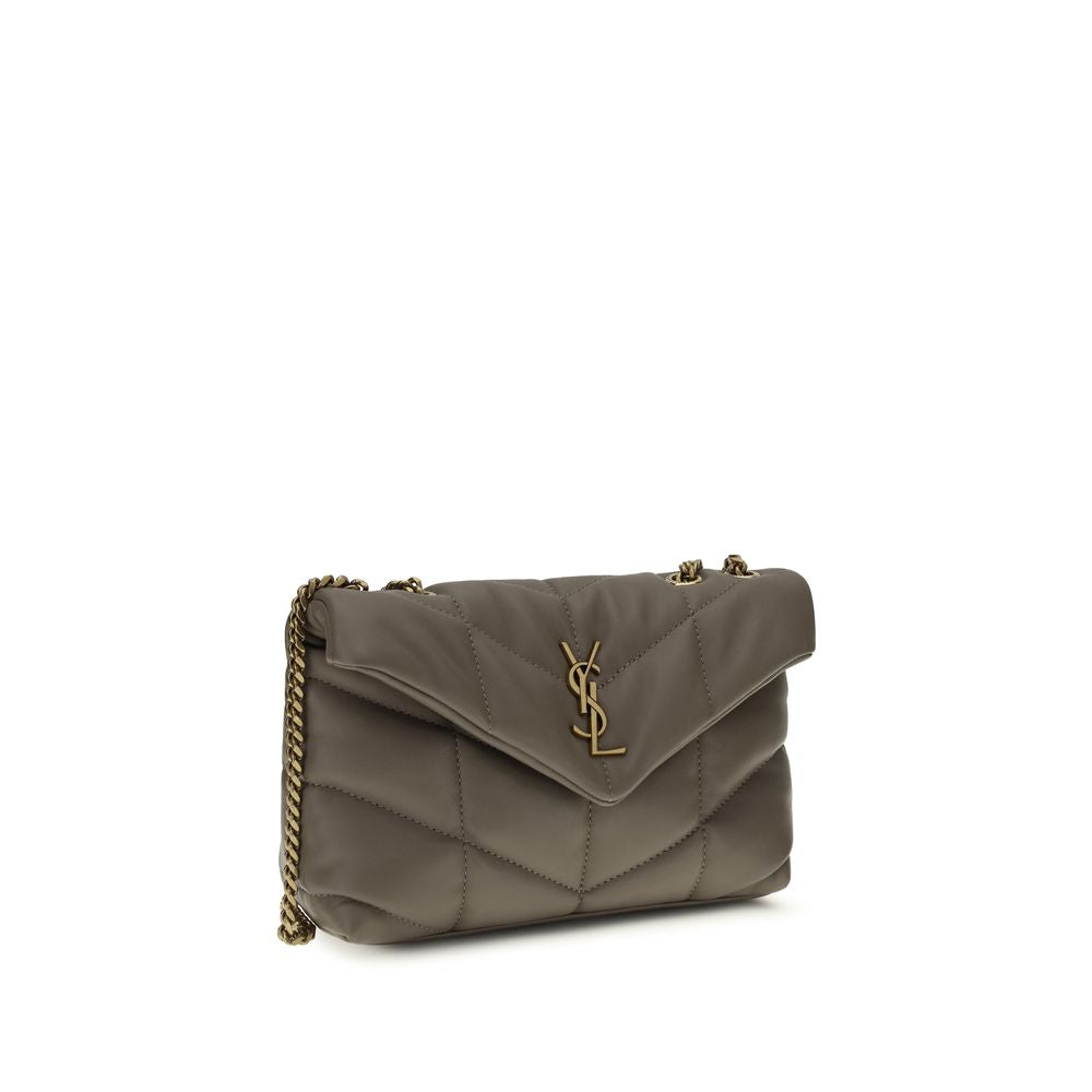 Saint Laurent Gray Lamb Ovis Aries Aries Shoulder Bag | Regal Royce