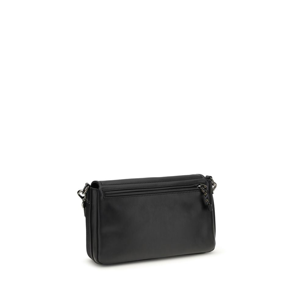 Fendi Black Calf Leather Bos Taurus Shoulder Bag | Regal Royce