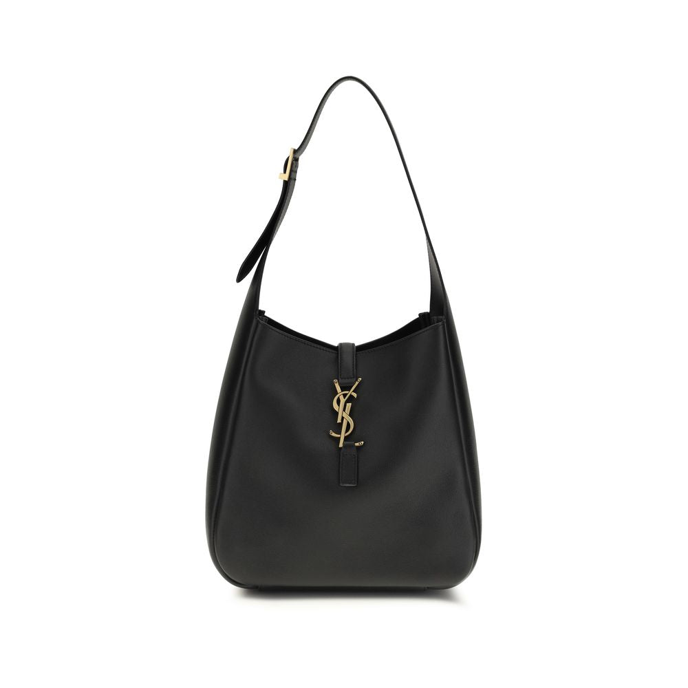 Saint Laurent Black Calf Leather Bos Taurus Shoulder Bag | Regal Royce