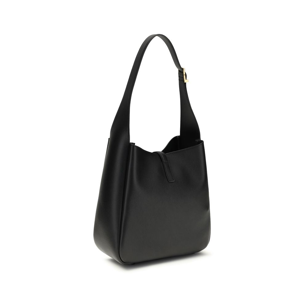 Saint Laurent Black Calf Leather Bos Taurus Shoulder Bag | Regal Royce