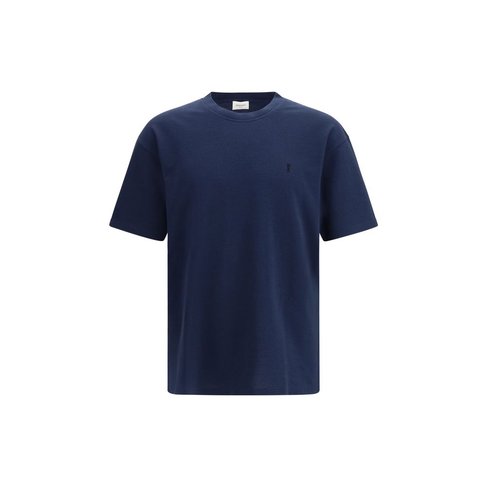 Saint Laurent Blue Cotton T-Shirt | Regal Royce