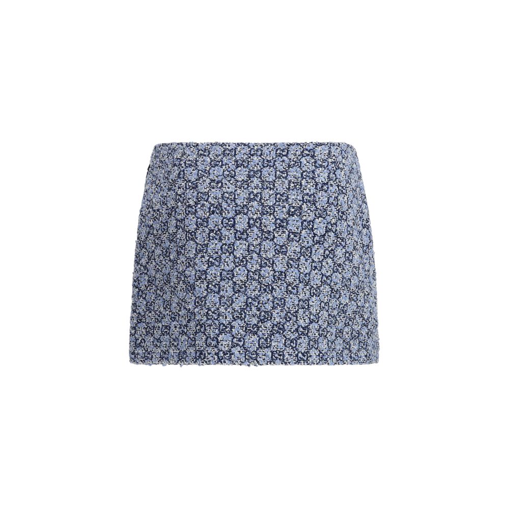 Gucci Blue Cotton Mini Skirt | Regal Royce