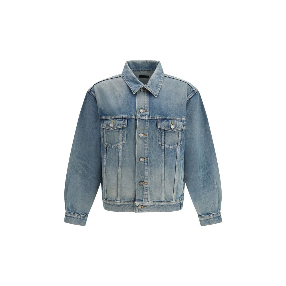Saint Laurent Blue Cotton Denim Jacket | Regal Royce
