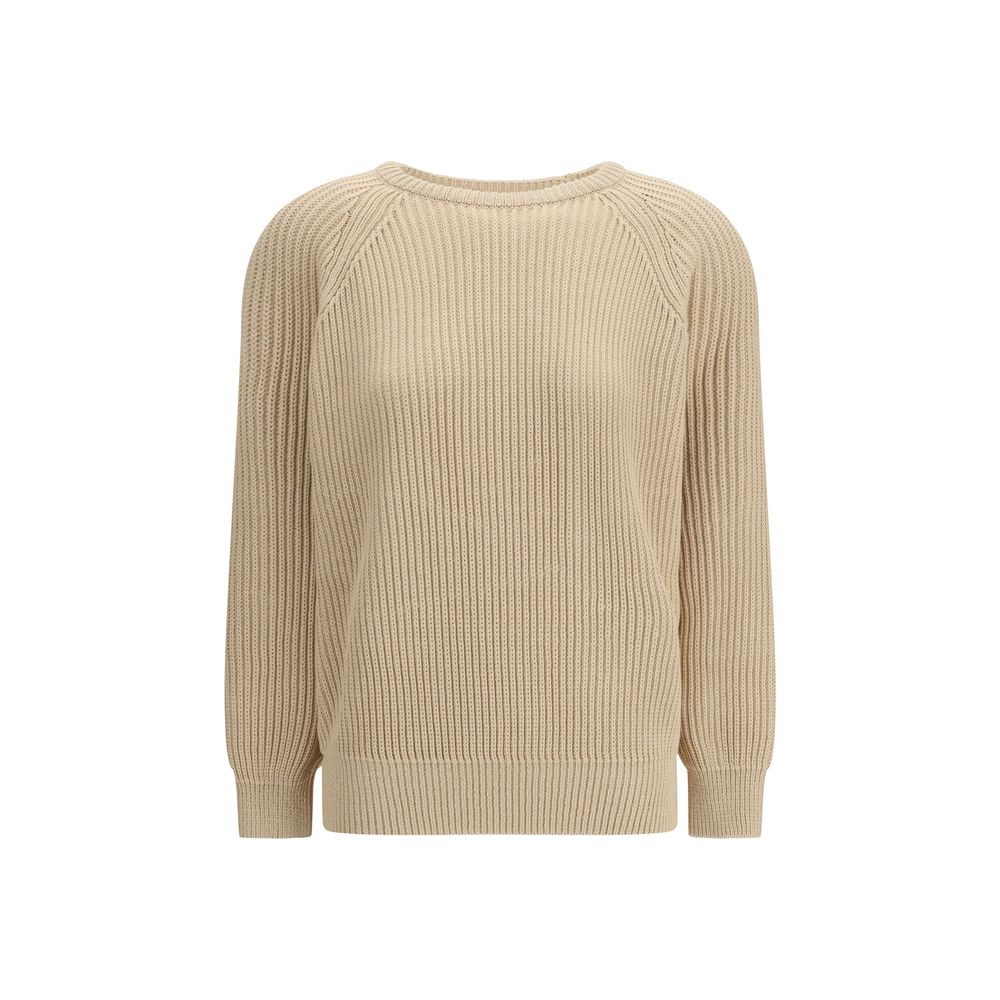 Saint Laurent Beige Cotton Sweatshirt | Regal Royce