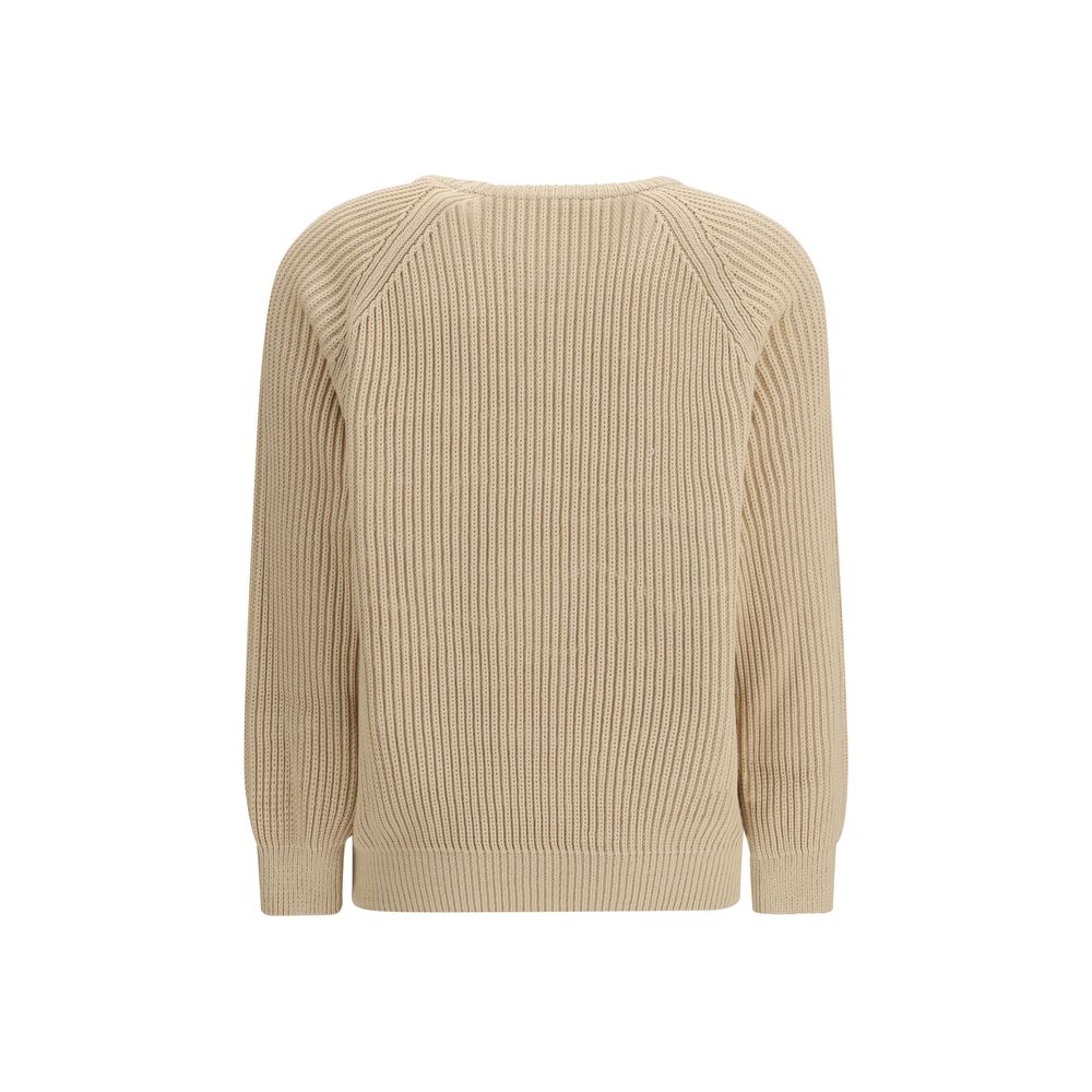 Saint Laurent Beige Cotton Sweatshirt | Regal Royce