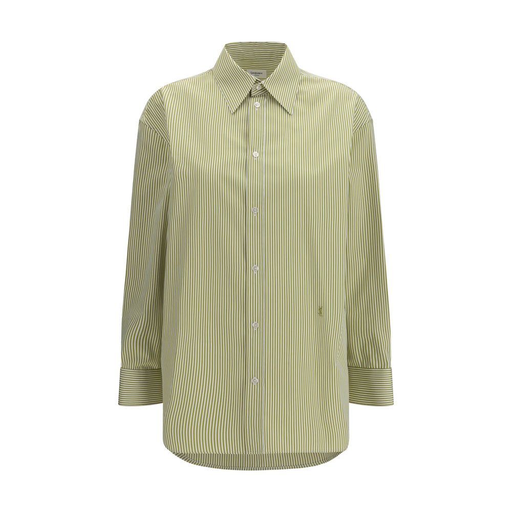 Saint Laurent Bicolor Cotton Pattern Shirt | Regal Royce