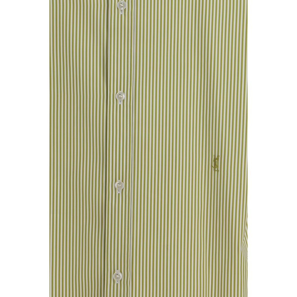 Saint Laurent Bicolor Cotton Pattern Shirt | Regal Royce