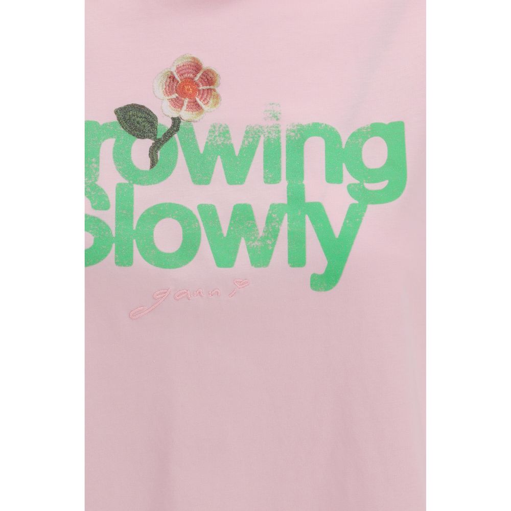 Ganni Multicolor Cotton T-Shirt | Regal Royce
