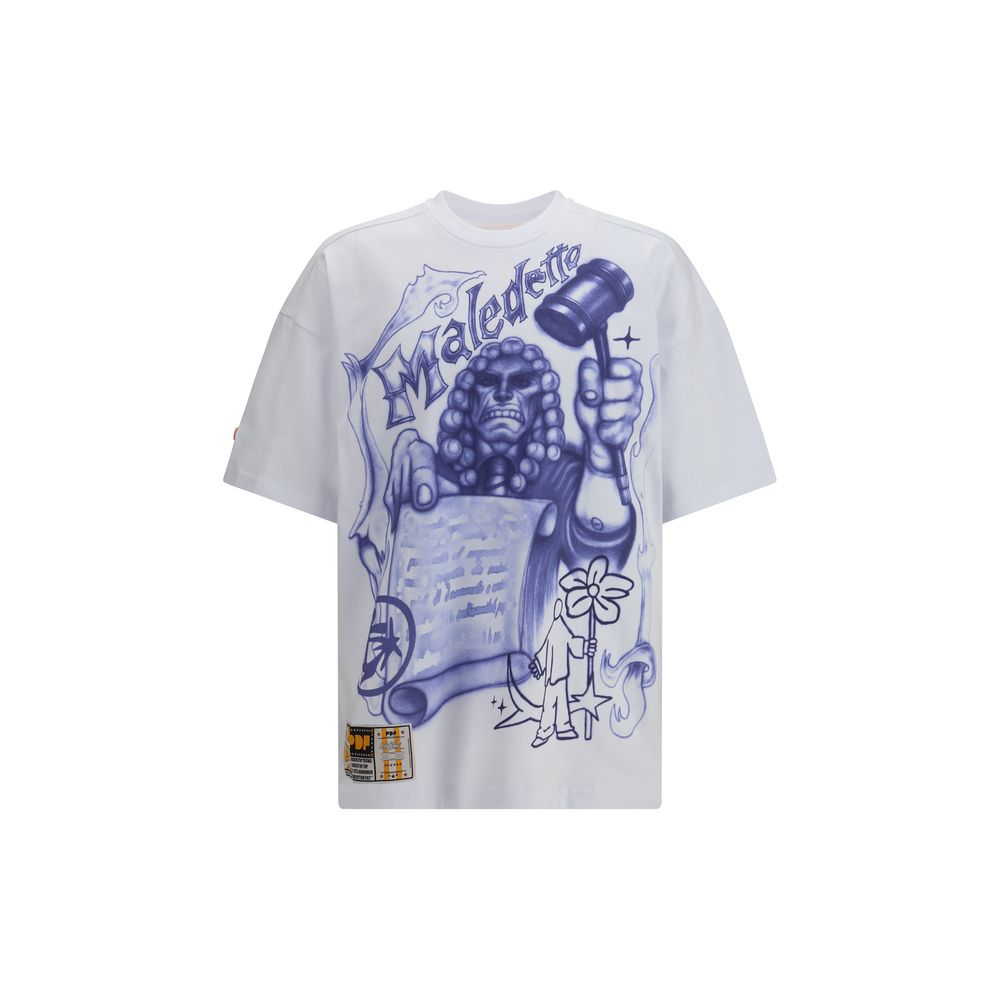PDF Channel White Cotton T-Shirt | Regal Royce