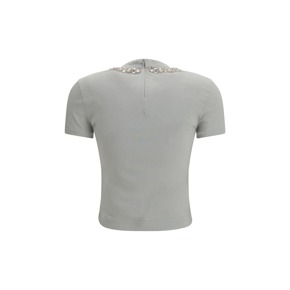 Dolce & Gabbana Gray Cotton T-Shirt | Regal Royce