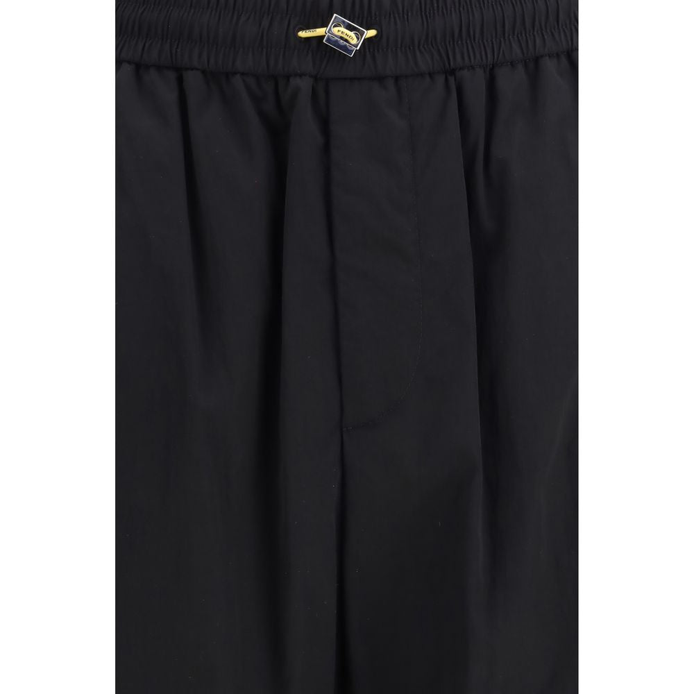 Fendi Black Polyamide Cargo Pants | Regal Royce