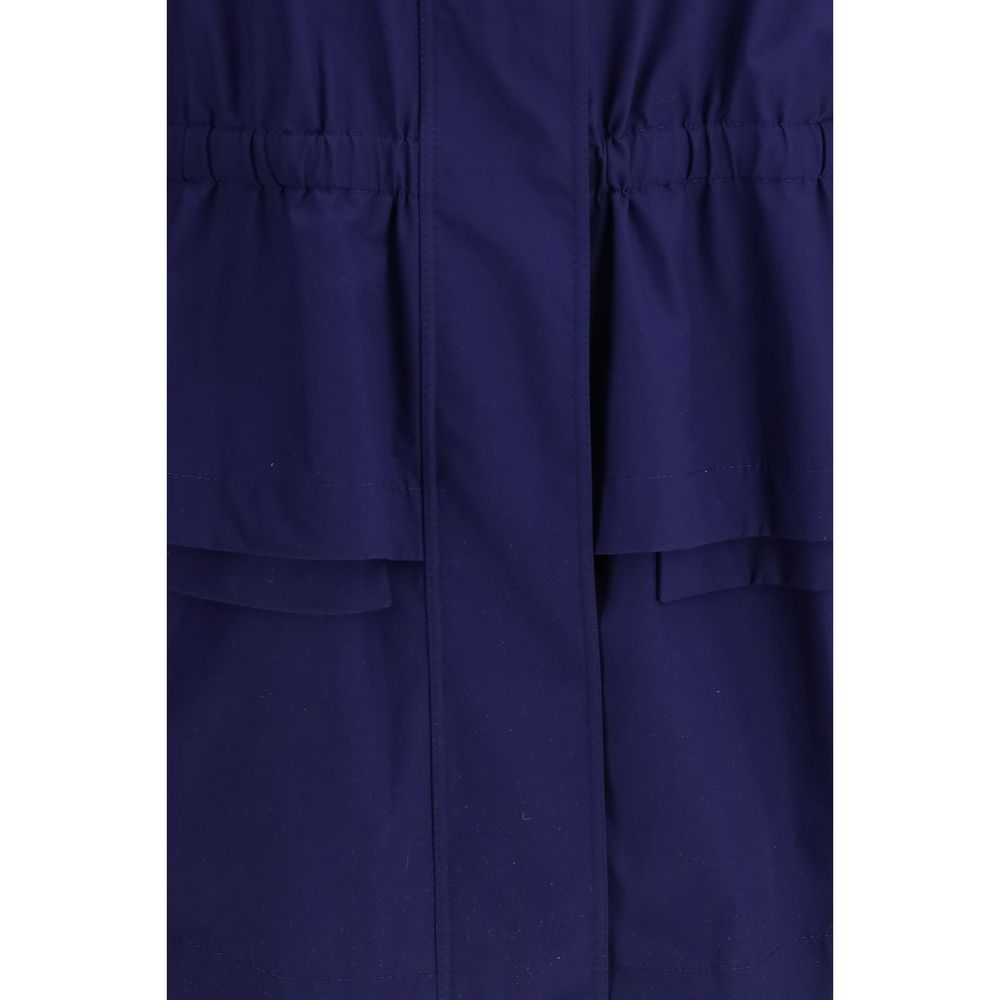 Fendi Blue Cotton Parka | Regal Royce