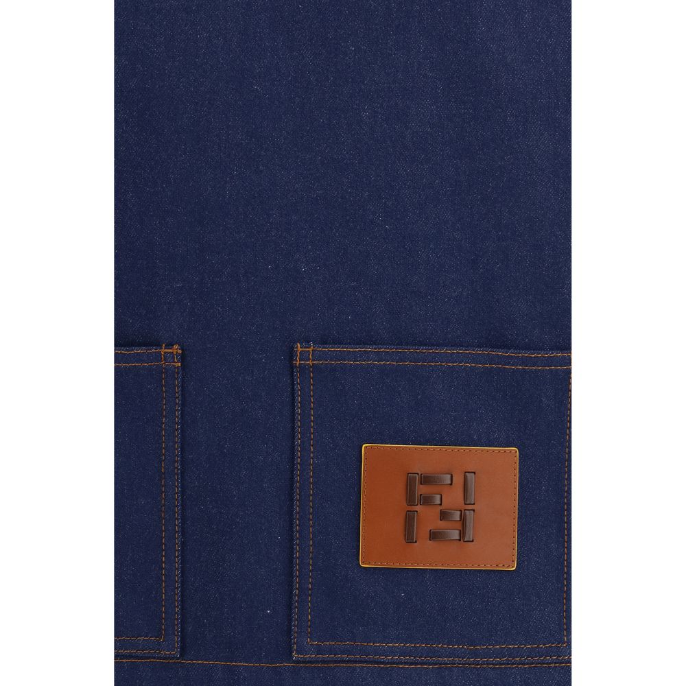 Fendi Blue Cotton Denim Jacket | Regal Royce