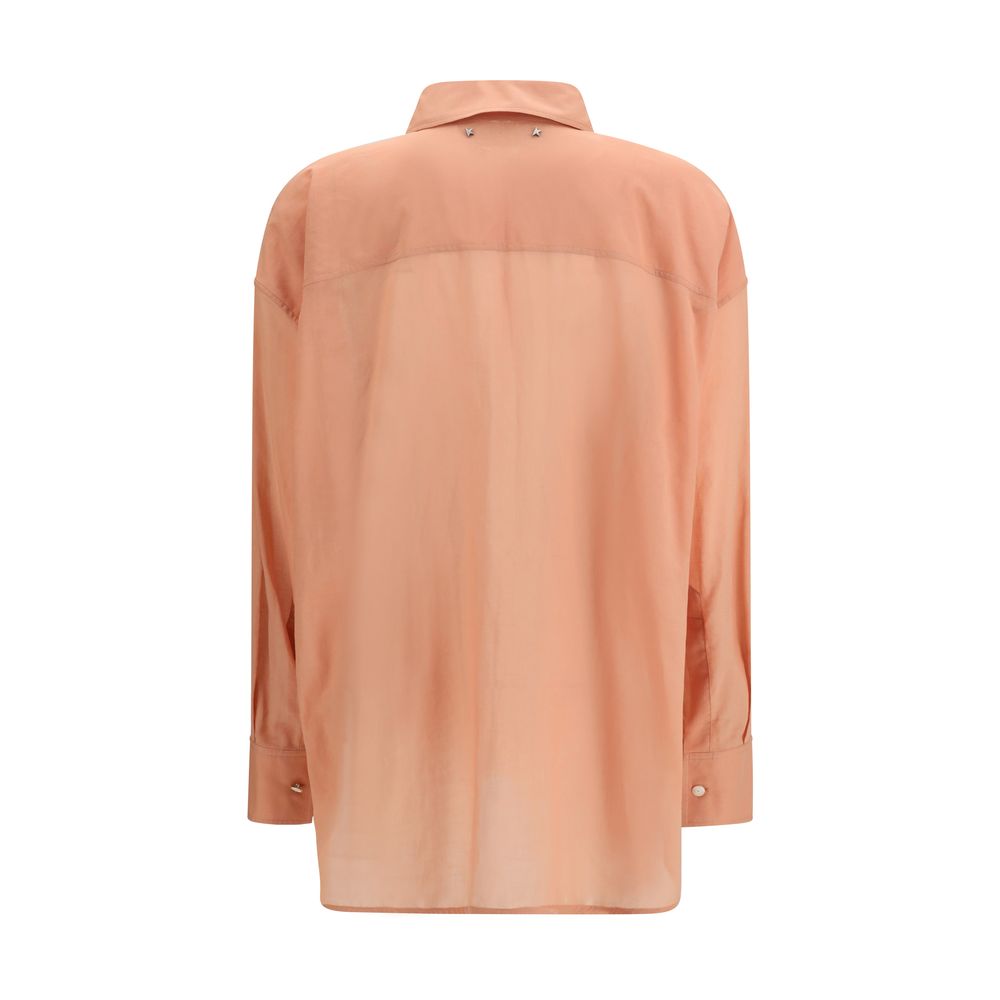 Golden Goose Brown Cotton Shirt | Regal Royce
