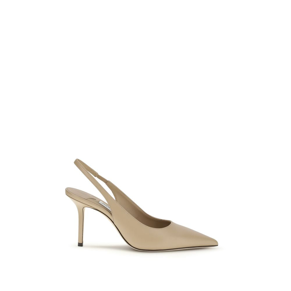 Jimmy Choo Beige Calf Leather Bos Taurus High Heel Pumps | Regal Royce