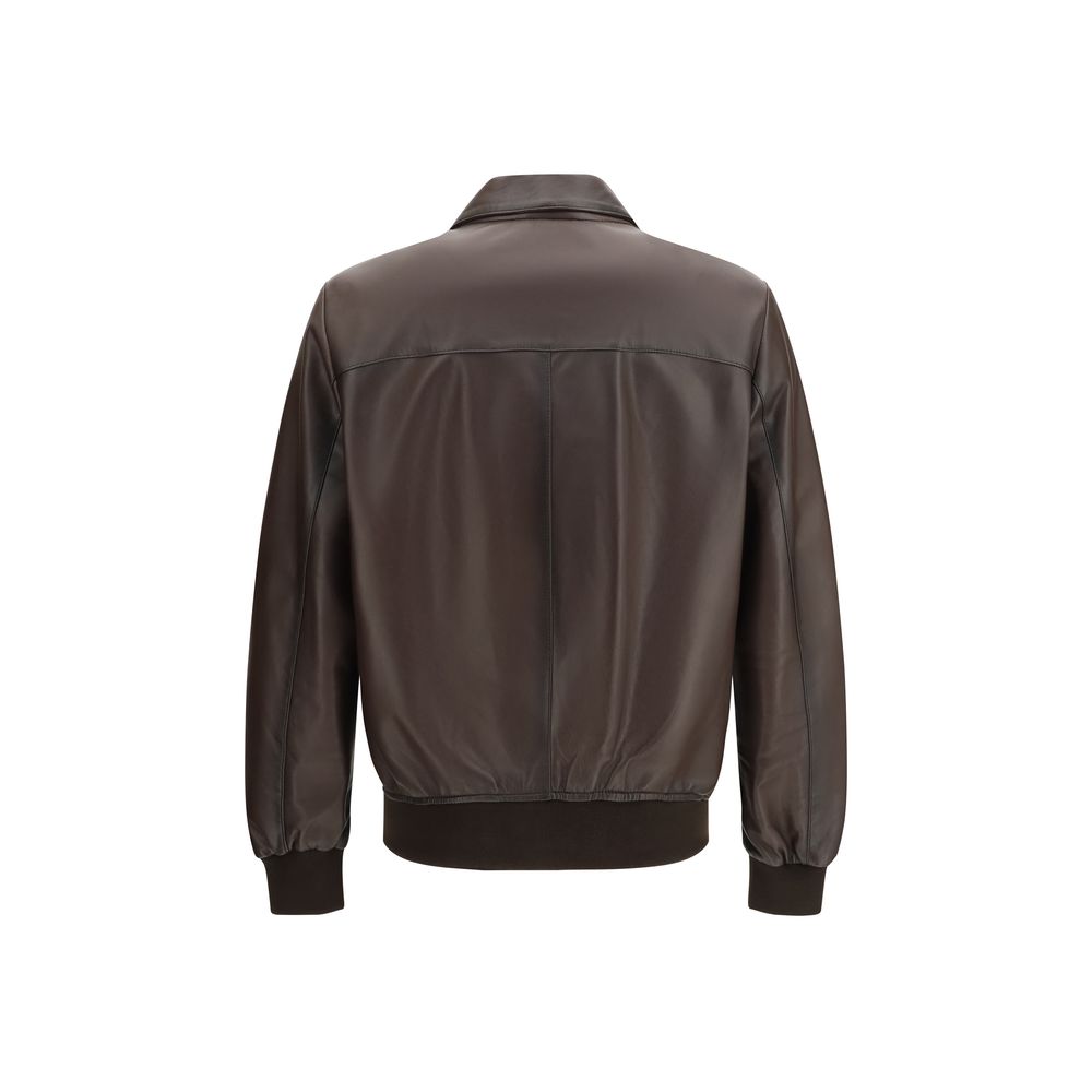 D'amico Brown Lamb Ovis Aries Aries Bomber | Regal Royce