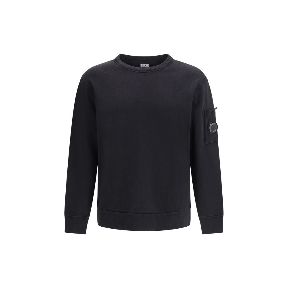 C.P. Company Black Cotton Sweatshirt | Regal Royce