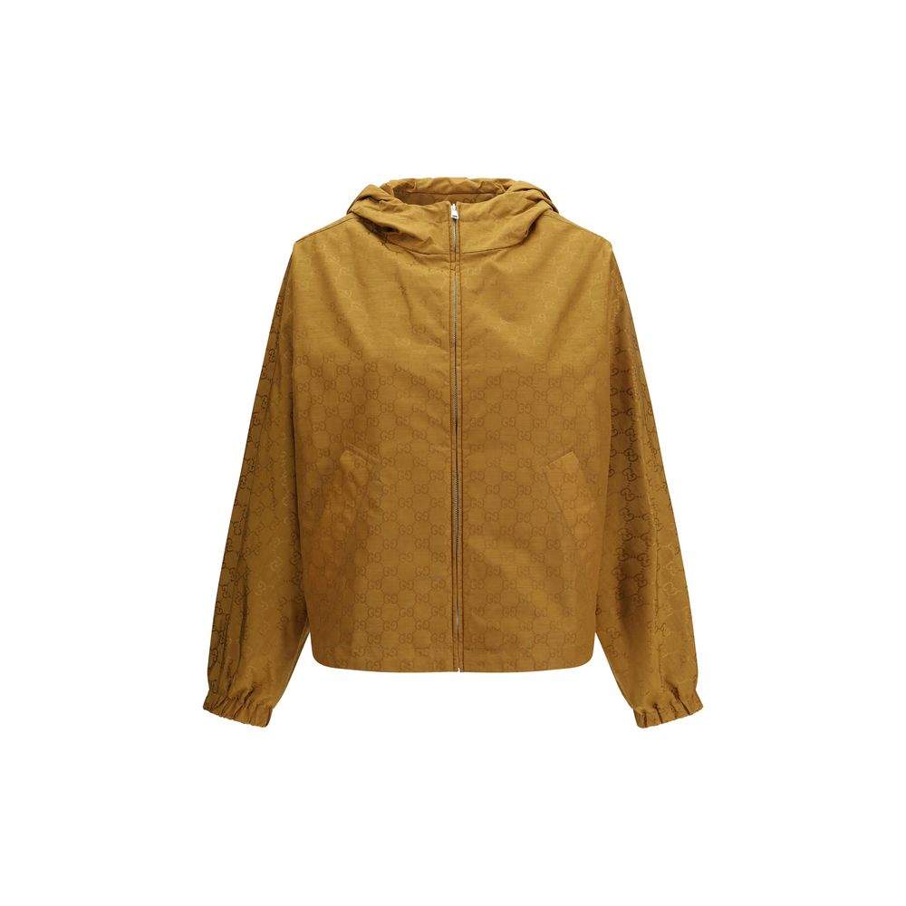 Gucci Beige Nylon Shell Jacket | Regal Royce