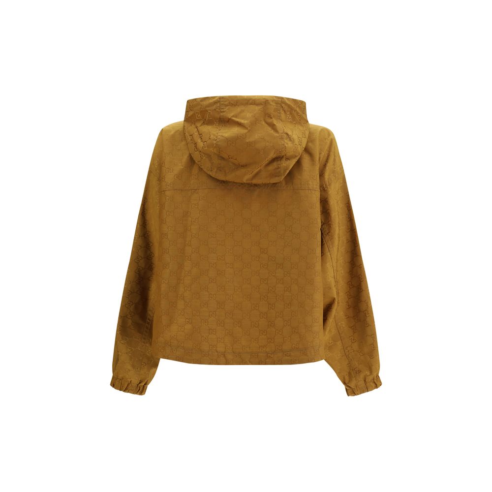 Gucci Beige Nylon Shell Jacket | Regal Royce
