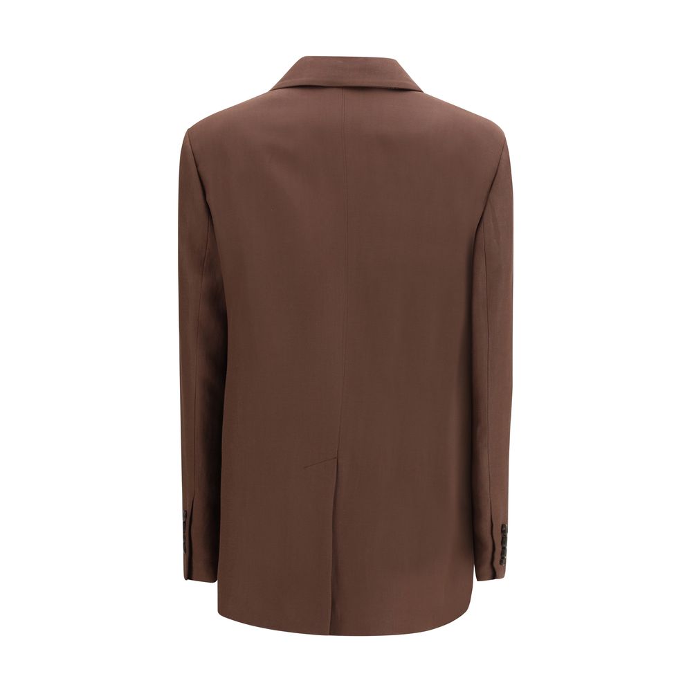 Brunello Cucinelli Brown Linen Blazer | Regal Royce