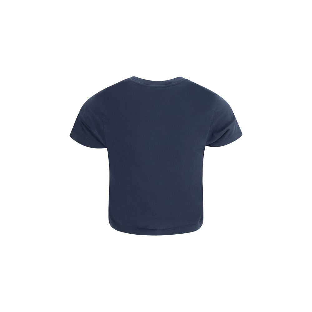 Maison Kitsuné Blue Cotton T-Shirt | Regal Royce