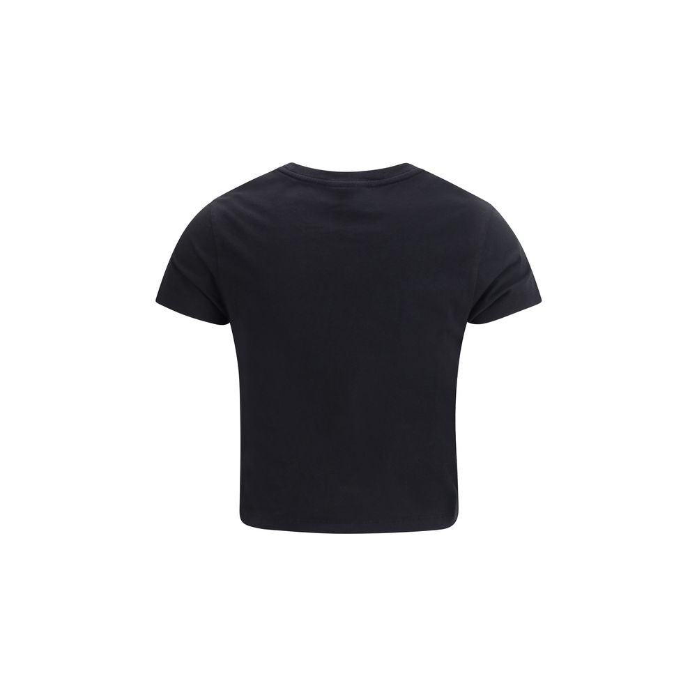 Maison Kitsuné Black Cotton T-Shirt | Regal Royce
