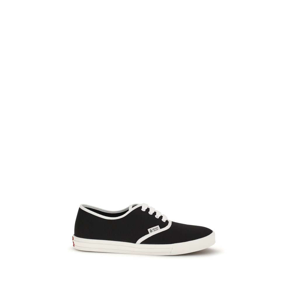 Prada Black Cotton Athletic Sneakers | Regal Royce