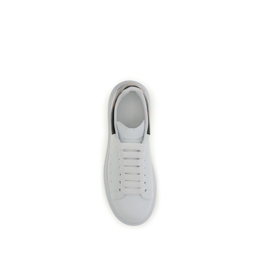 Alexander McQueen White Calf Leather Bos Taurus Low Top Sneakers | Regal Royce