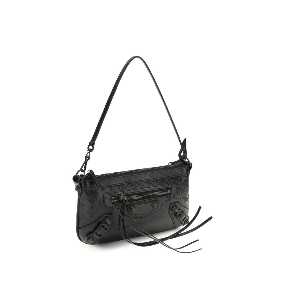 Balenciaga Black Lamb Ovis Aries Aries Shoulder Bag | Regal Royce