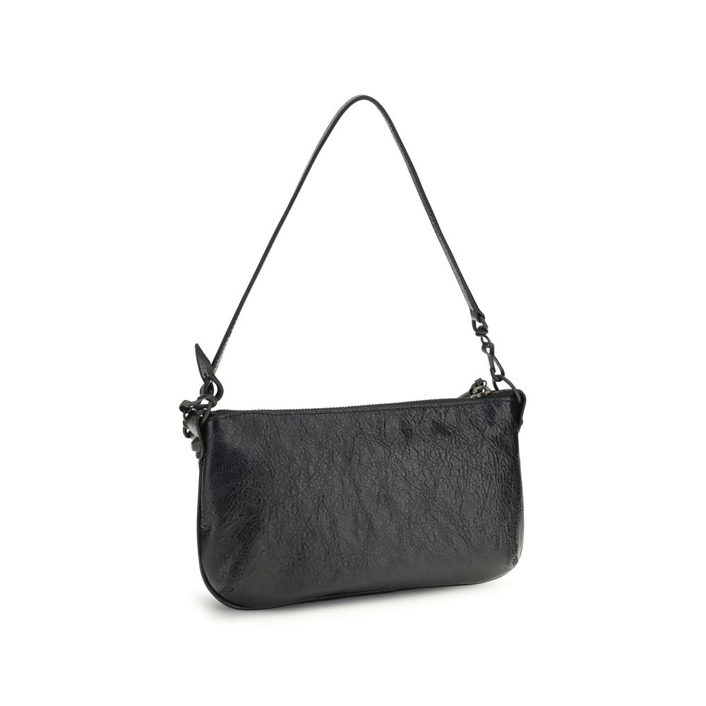 Balenciaga Black Lamb Ovis Aries Aries Shoulder Bag | Regal Royce