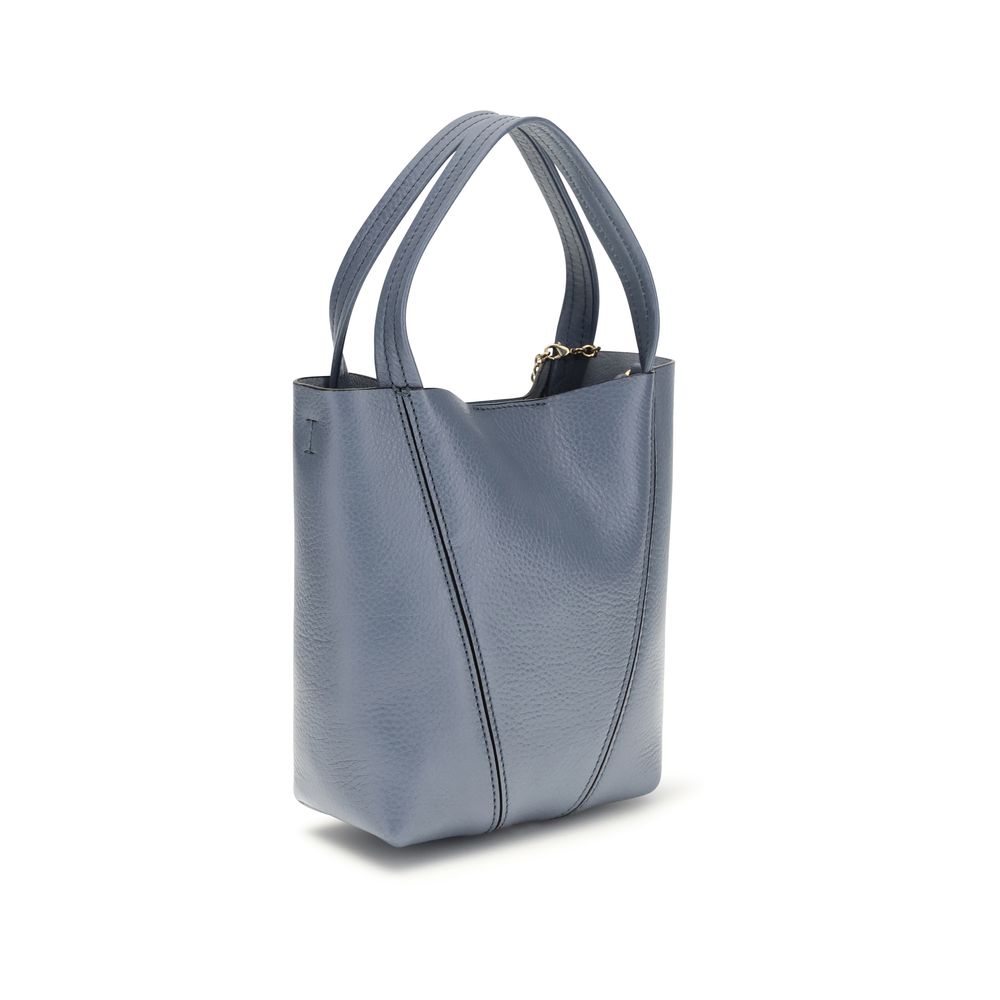 Chloé Blue Calf Leather Bos Taurus Shoulder Bag | Regal Royce