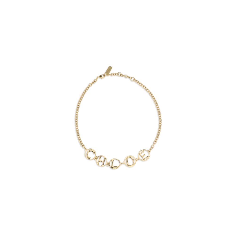 Chloé Gold Brass Necklace | Regal Royce