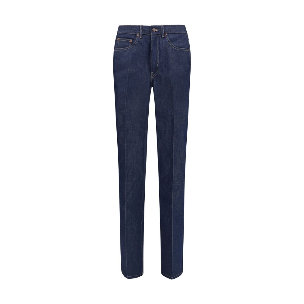 Chloé Blue Cotton Slim Fit Jeans | Regal Royce
