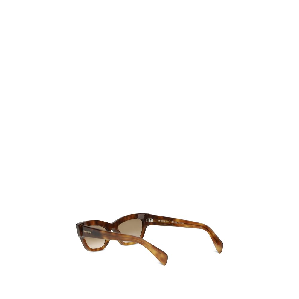 Alexander McQueen Brown Acetate Sunglasses | Regal Royce