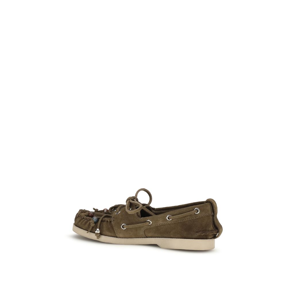 Golden Goose Bicolor Calf Leather Bos Taurus Slip-On Loafers | Regal Royce