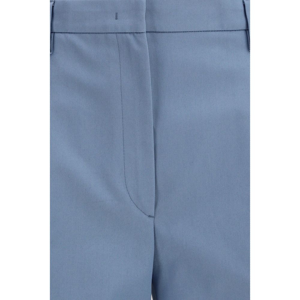 Prada Blue Cotton Chino Pants | Regal Royce