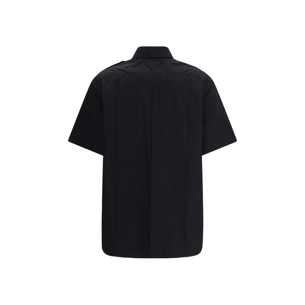 Prada Black Cotton Shortsleeve Shirt | Regal Royce