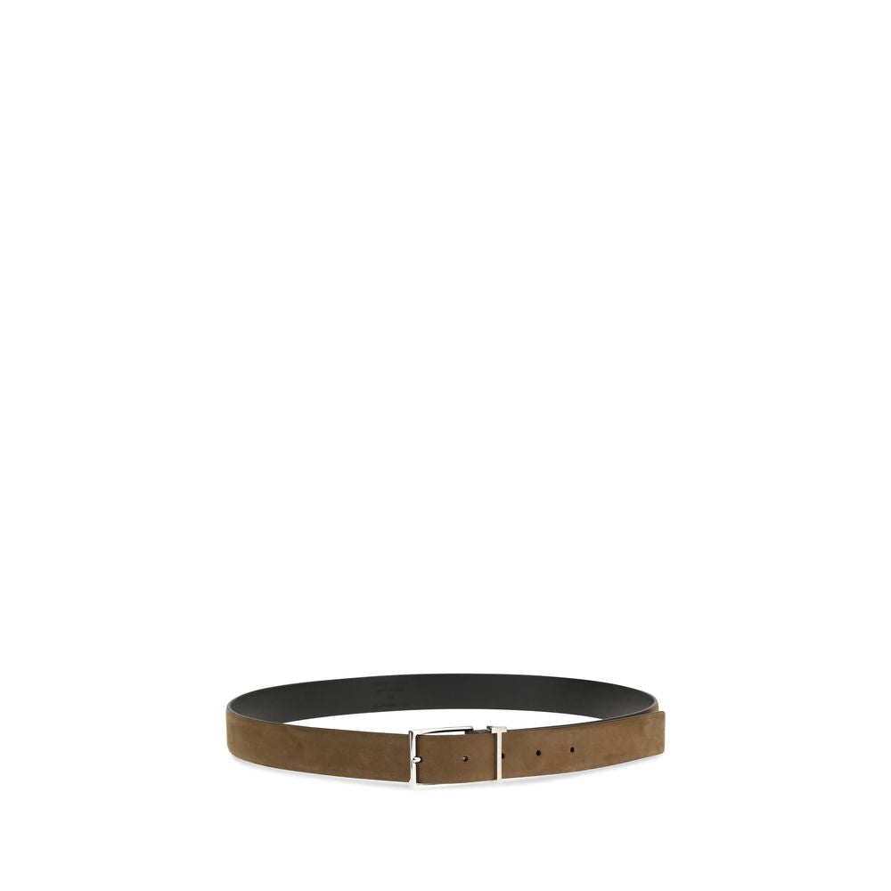 Tom Ford Brown Calf Leather Bos Taurus Regular Belt | Regal Royce