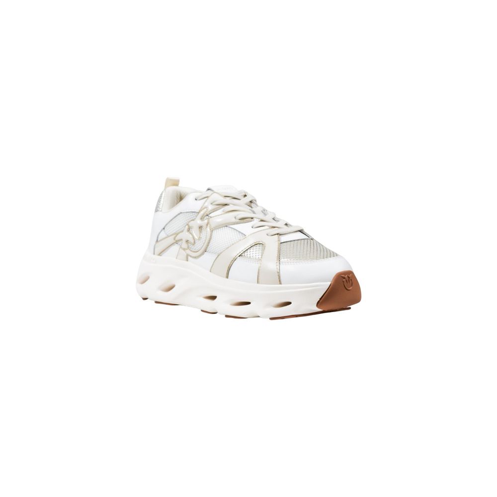 PINKO White Leather Athletic Sneakers | Regal Royce