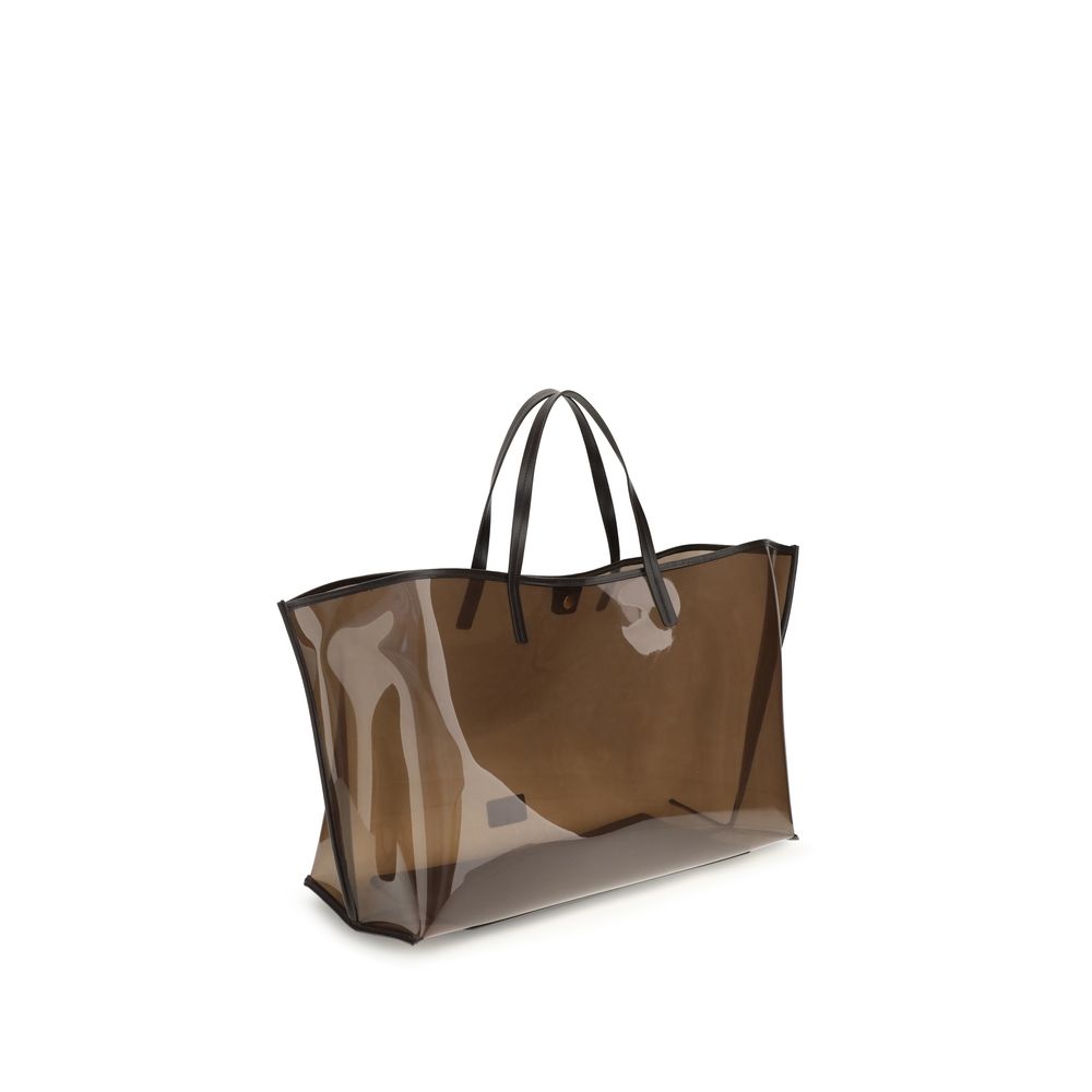 Staud Brown Pvc Handbag | Regal Royce